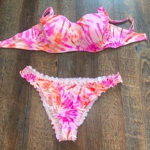 Shade & Shore Tie-Dye SwimSuit set